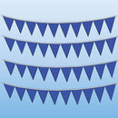 120' 4 Mil Poly Pennants