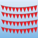 120' 4 Mil Poly Pennants