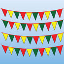 120' 4 Mil Poly Pennants