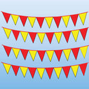 120' 4 Mil Poly Pennants