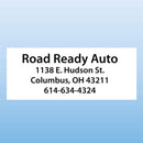 Self-Inking Rubber Stamps - Choice of Imprint Color/Size