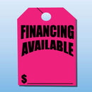 Windshield Mirror Hanging Tag.