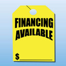 Windshield Mirror Hanging Tag.