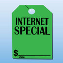 Windshield Mirror Hanging Tag.