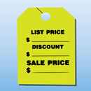 Windshield Mirror Hanging Tag.