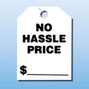 Windshield Mirror Hanging Tag.