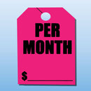 Windshield Mirror Hanging Tag.