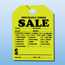 Windshield Mirror Hanging Tag.