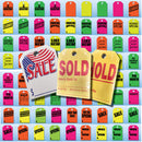 Windshield Mirror Hanging Tag.