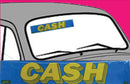 Vinyl 14 1/2" Slogans CASH blue yellow