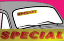 Vinyl 14 1/2" Slogans SPECIAL red yellow