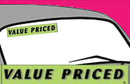 Vinyl 14 1/2" Slogans VALUE PRICED chartreuce-green