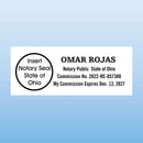 Self-Inking Rubber Stamps - Choice of Imprint Color/Size