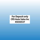 Self-Inking Rubber Stamps - Choice of Imprint Color/Size