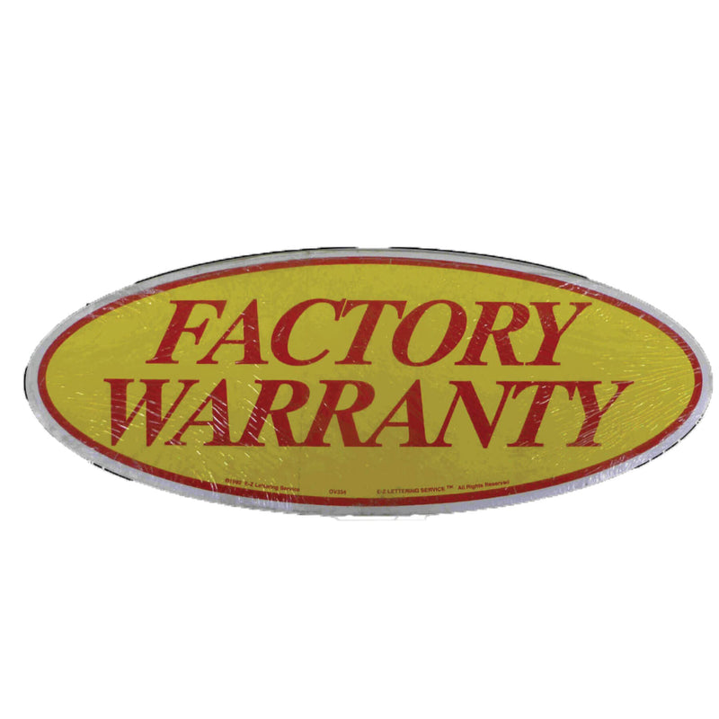 Vinyl Factory Warranty Red Yellow