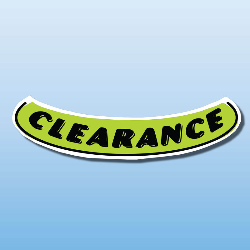 Signs Vinyl Arch Slogans CLEARANCE (Smile)