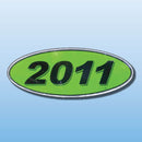 Vinyl Years Chartreuce-Green Black