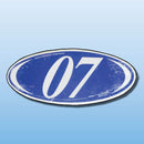 Vinyl Years Blue White