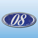 Vinyl Years Blue White