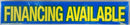 Vinyl 14 1/2" Slogans FINANCING AVAILABLE blue yellow