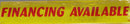 Vinyl 14 1/2" Slogans FINANCING AVAILABLE red yellow