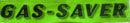 Vinyl 14 1/2" Slogans Gas Saver chartreuce-green